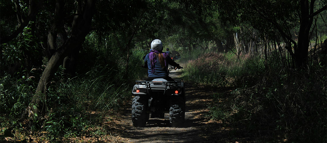 quad promenade chemin
