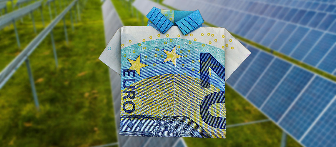 billet chemise panneaux solaire