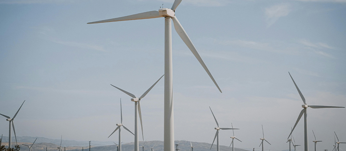 éolienne plaine sec