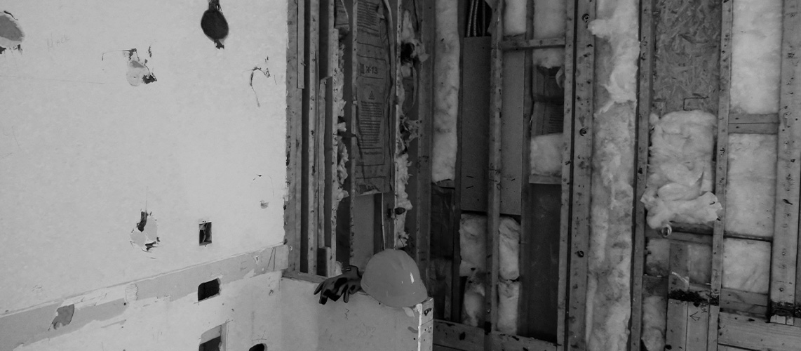 chantier maison vide