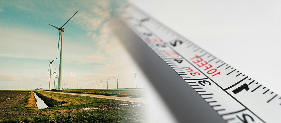 éoliennes distance mètre