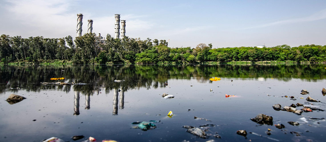 pollution de l'eau déchets