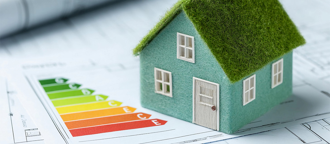 économie d'énergie maison toit vert