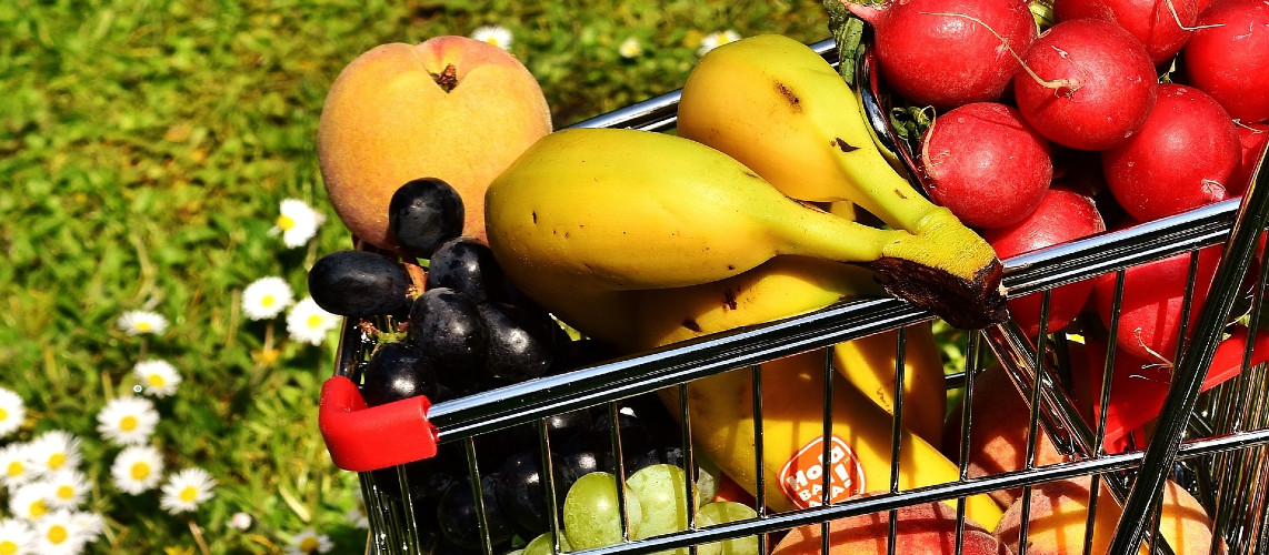 fruits et légumes caddy