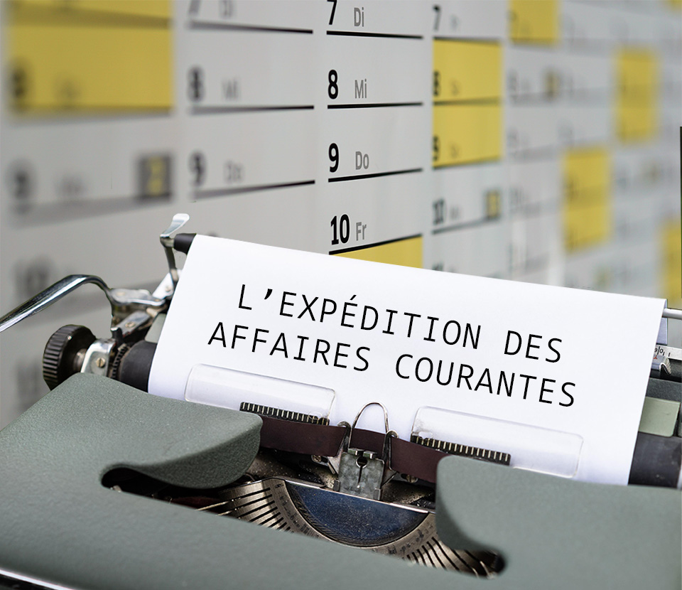 calendrier affaires courantes