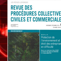 Entreprises en difficulté et environnement : nouvelles publications chez LexisNexis