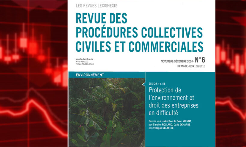 Entreprises en difficulté et environnement : nouvelles publications chez LexisNexis